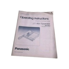 Auto Logic KX T2440BE Panasonic Operating Instructions Booklet