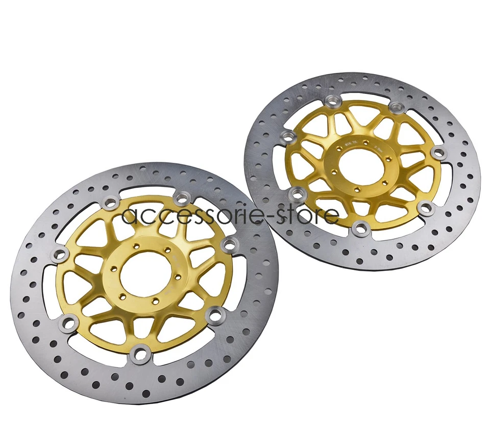 Rotores de disco de freno delanteros para Honda CBR900RR CBR600F F3 VTR1000F VFR750F CB400 Foto 2 de 4