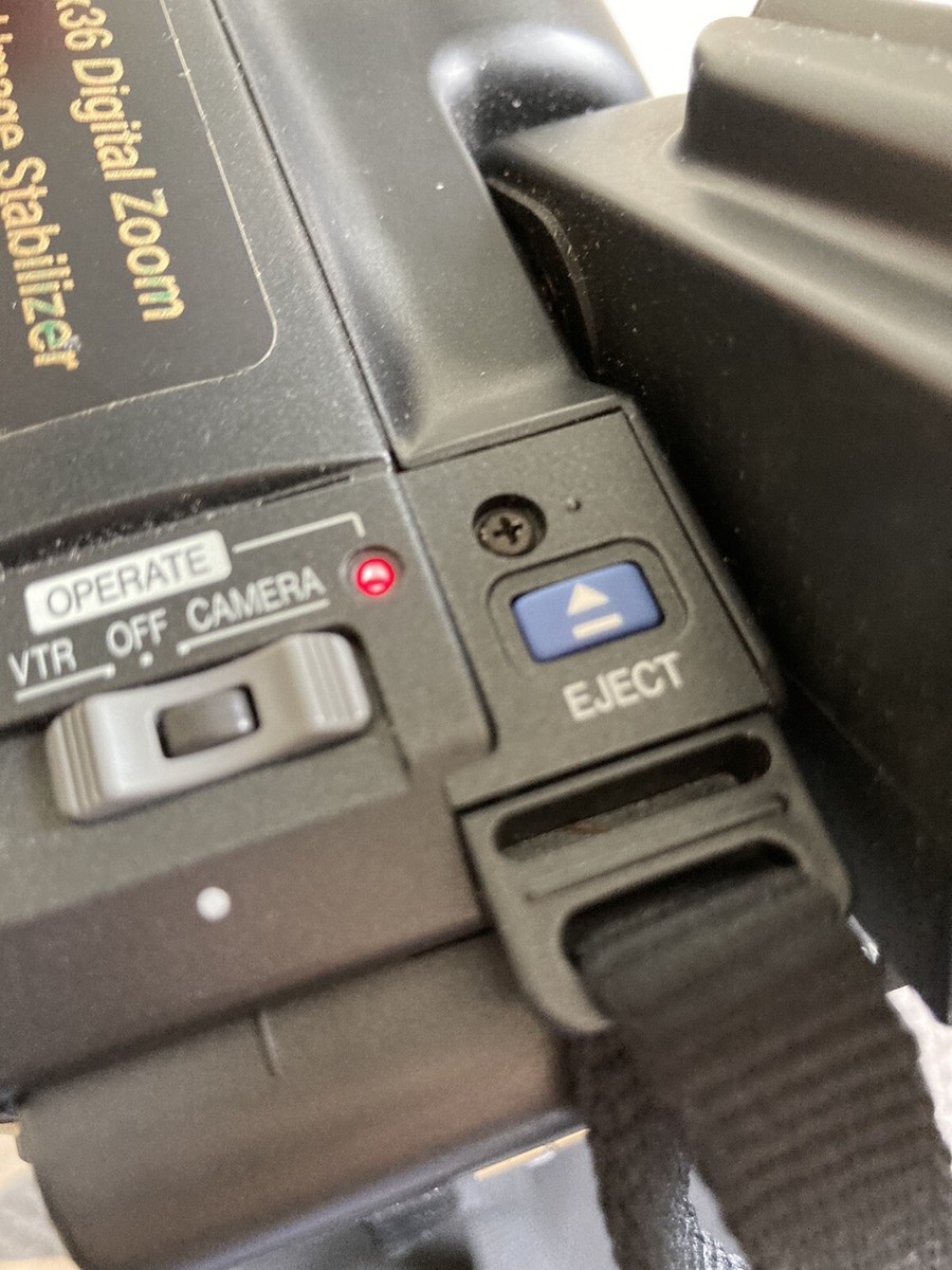 Caméra Vintage Panasonic Palmcorder NV-S6 VHS-C - Pour Pièces Ou Restauration, Non Testée