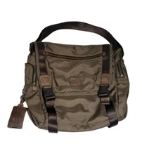 Tumi Benning Deluxe Messenger Bag Alpha Bravo Nylon Brief Brown 22370CFH