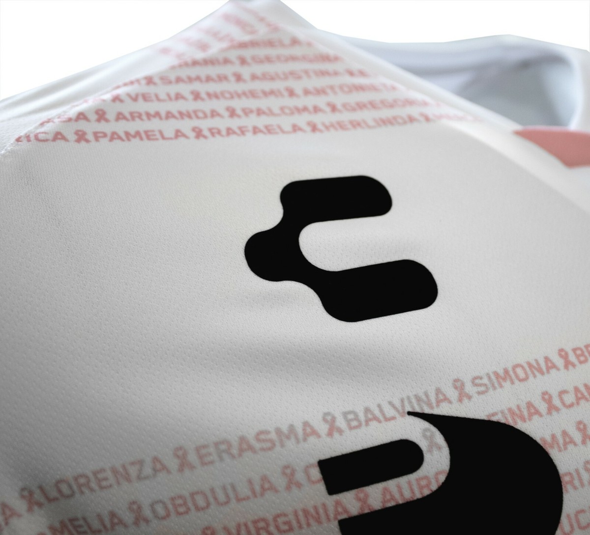 Charly Santos Laguna Jersey For Men Color White/Pink Breast Cancer