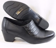 NEW Womens CLARKS Bendables Ingalls Falls Black Casual Slip On Shoes DISPLAY