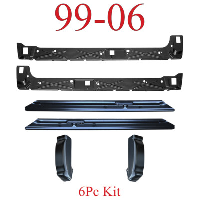 Inner Rocker Panels Pair For 99-06 Chevy Extended Cab Truck - Made In USA, Direct Fit