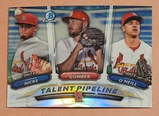 Tyler O'neill Gomber Jordan Hicks 2018 Bowman Chrome Talent Pipeline Prospect 