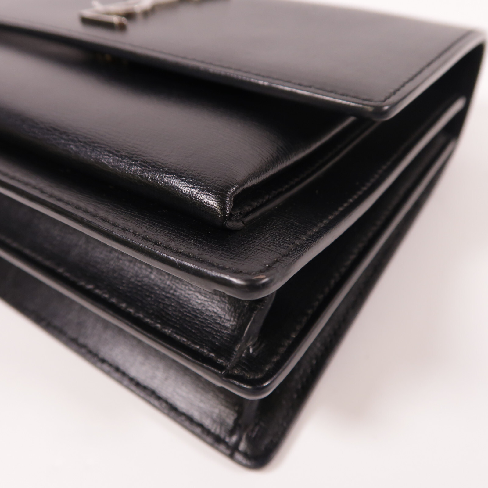 Borsa a tracolla SAINT LAURENT YSL SHW Sunset catena media 442906 pelle di vitello