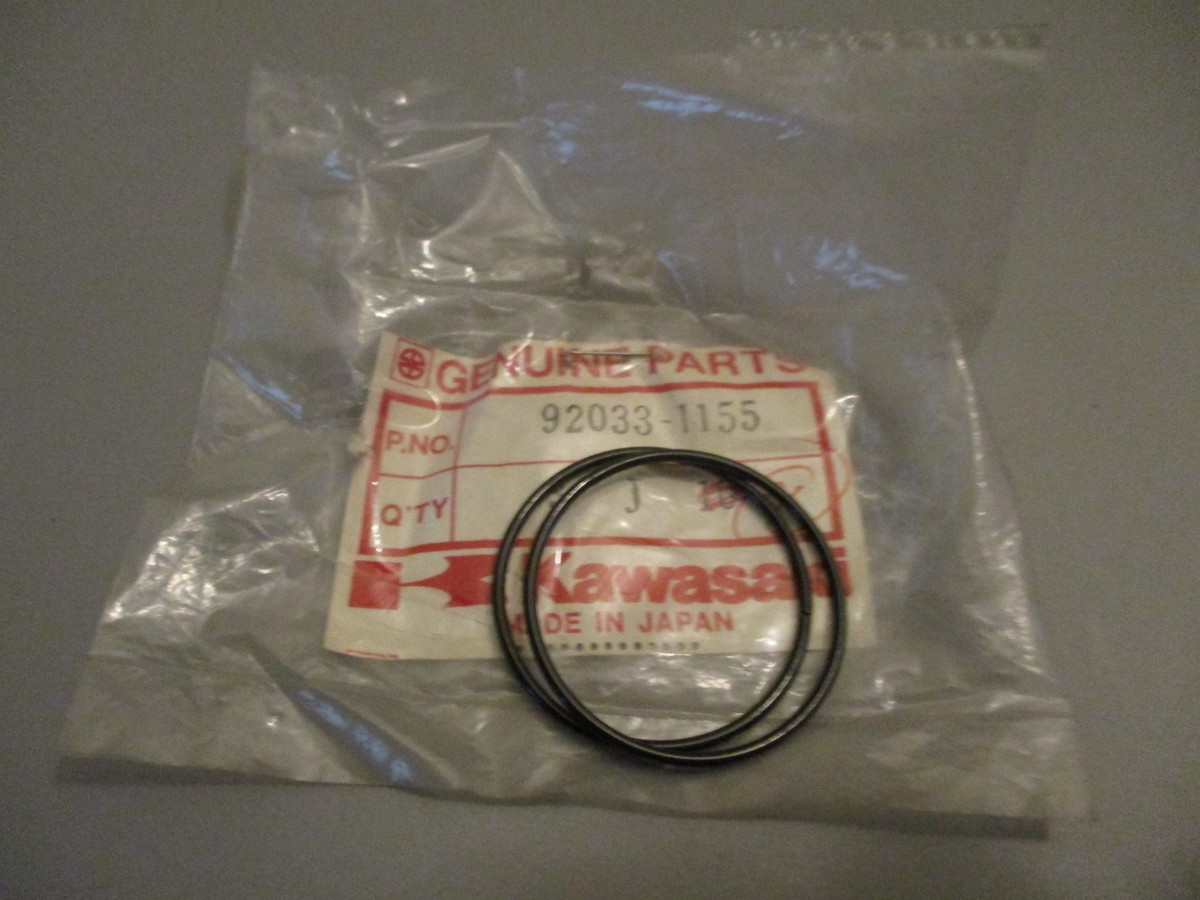 251☺︎ NOS Kawasaki OEM Snap Rings QTY2 1984-1985 ZX 550 ZX550 92033-1155