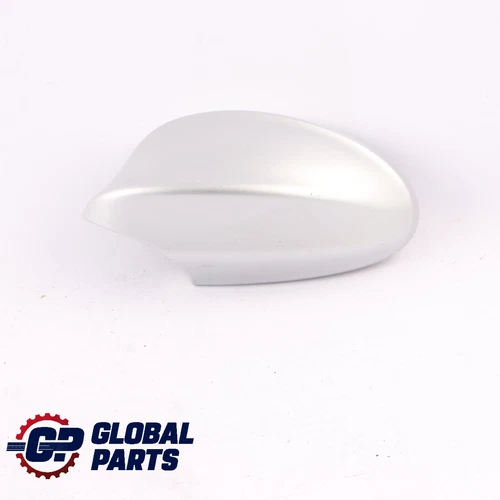 Wing Mirror Cover BMW E90 E91 Left N/S Cap Casing Titan Silver Metallic - 354