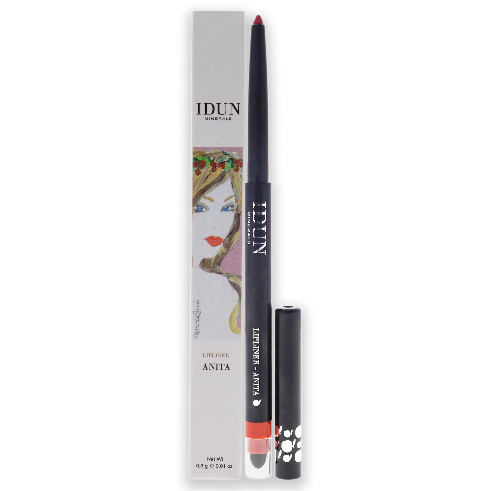 Idun Minerals Lip Liner 304 Anita - 0.01 oz for Women-image