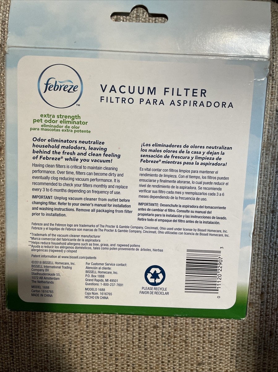 Filtre à Vide Bissell Authentique OEM #1650 A13 - 1 Pièce - Neuf