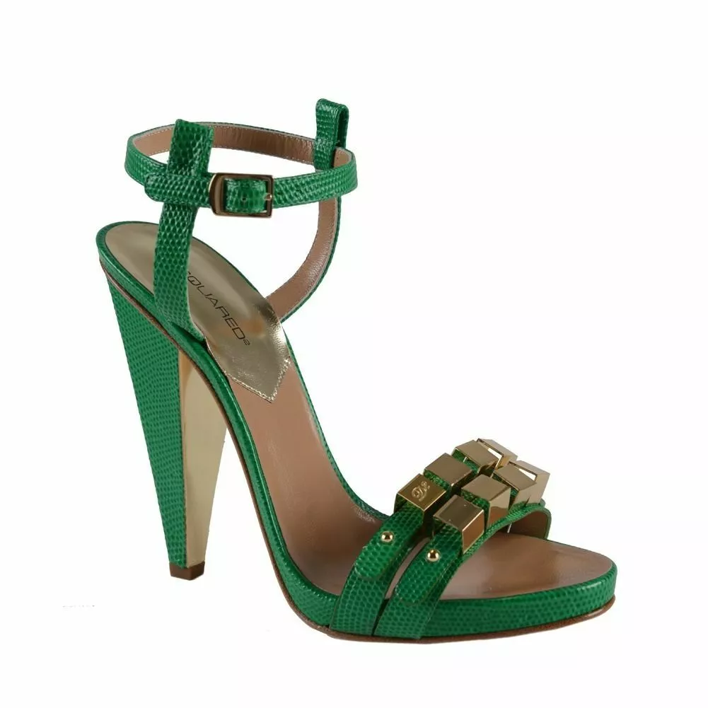 Dsquared Women s Green Ankle Strap Sandals Shoes Size 6 6.5 7 7.5 8 8.5 9