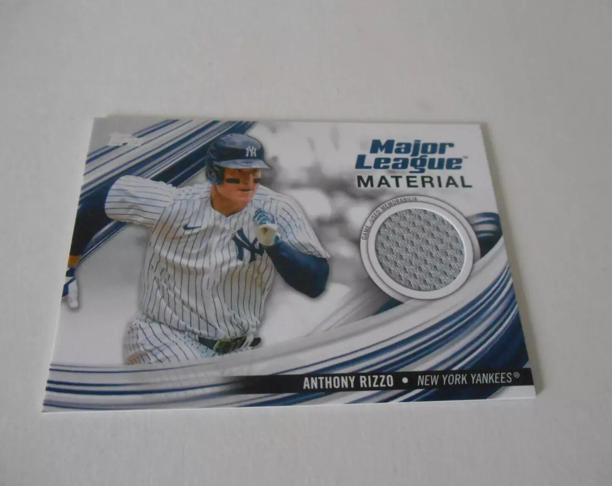 TOPPS 2023 MAJOR LEAGUE MATERIALS ANTHONY RIZZO JERSEY CARD NEW YORK YANKEES