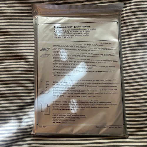 Unopened 50 Canon CF-102 Color Bubble Jet Transparencies BJC-600 & 4000 Series - 第 4/9 張圖片