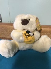 Russ Berrie White HONEY BEARS Bee My Honey Bear with Honeypot And Bumble Bee