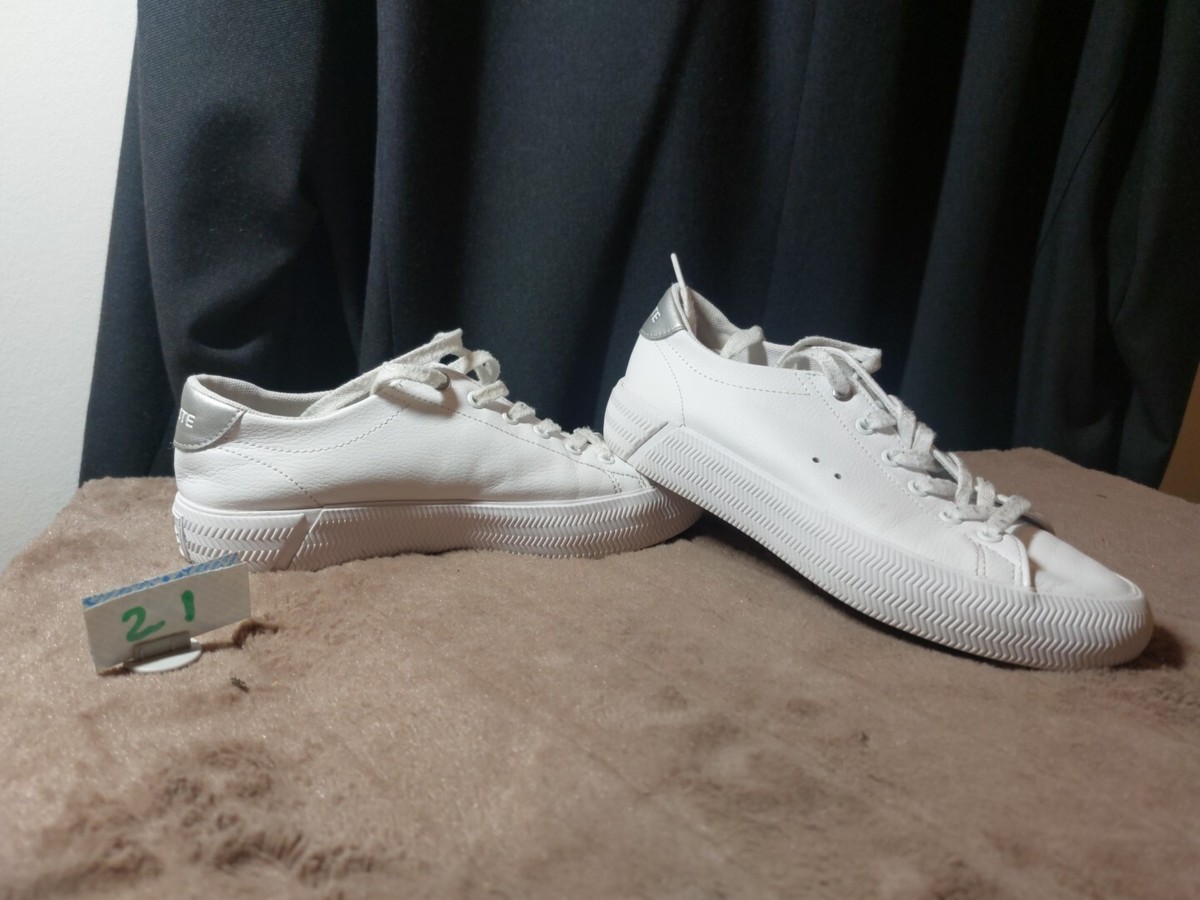 Ladies Lacoste Gripshot White/Grey Trainers (0822) Size UK 3, EUR