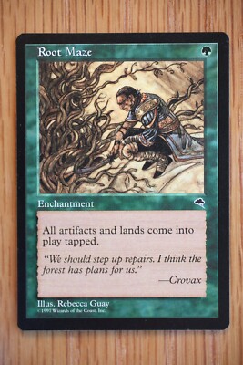 Root Maze / Tempest *Unplayed NM* (English Magic the Gathering MTG)