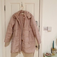 Folk Clothing Cloud Parker. Women’s Puffer Winter Coat.pale Pink.size S Rrp £450