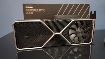 NVIDIA GeForce RTX 3080 Founders Edition 10GB GDDR6X Graphics Card -...
