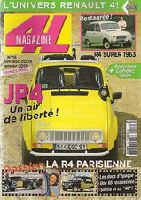 4L MAGAZINE 16 RENAULT 4 PARISIENNE R4 SUPER 1963 RENAULT JP4 R4 SINPAR LOHEAC
