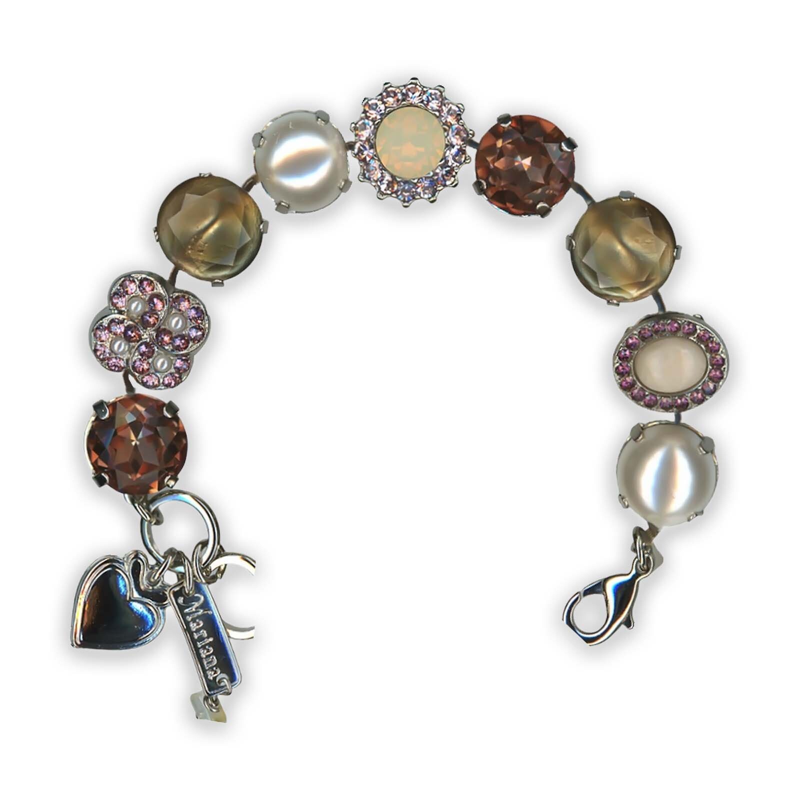 Mariana Women's Elegant Riverstone Pearl & Topaz Bracelet-image