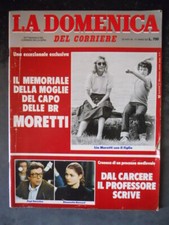 DOMENICA DEL CORRIERE 17 1981 Moretti BR Giovanna Elmi Giacomo Manzù [C52]