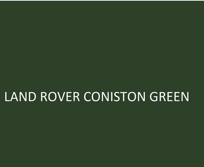 LAND ROVER CONISTON GRÜN Maschinenausrüstung Emaille Glanzlack
