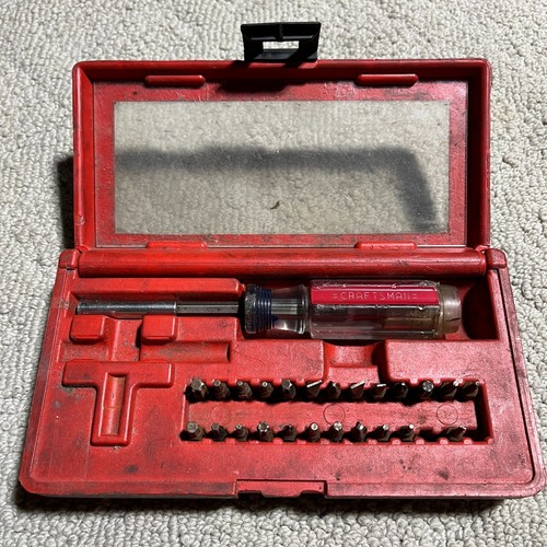 NEW Craftsman 31 pc Screwdriver Magnetic Handle with Nut Driver & Bit Set