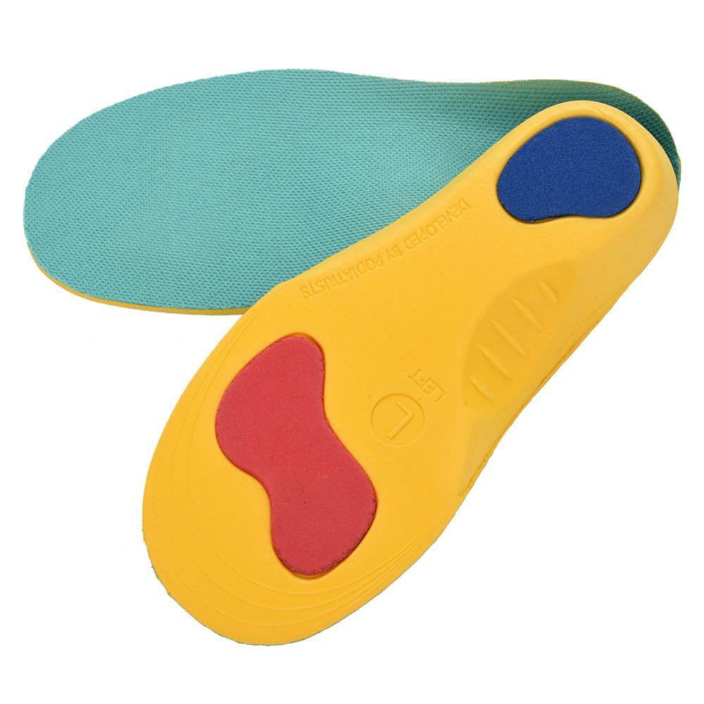 Orthotic Shoe Insoles for Child Kids Arch Support Foot Corrective Cushion UK