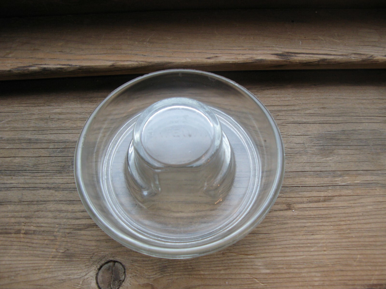 Vintage Glass Chicken Waterer SAFEWAY Brand Bottom Piece Retro Farm