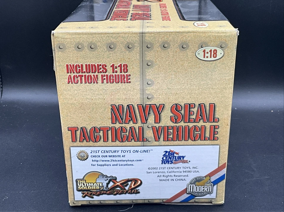 2002 The Ultimate Soldier NAVY SEAL TACTICAL JEEP #10137 Xtreme 1:18 21st CENTUR - Image 2 of 4
