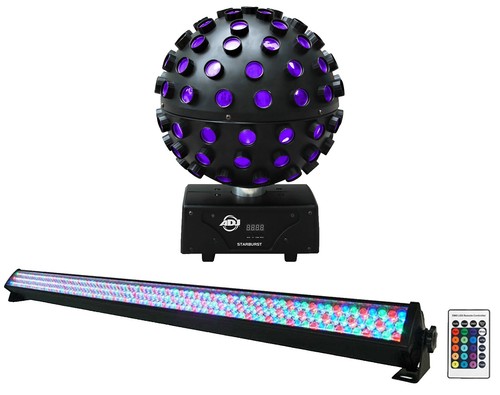 DJ機材 AMERICAN DJ SWEEPER BEAM QUAD LED American DJ SWEEPER BEAM QUAD Beam Light Fixture W/ 8X8-Watt Rgbw