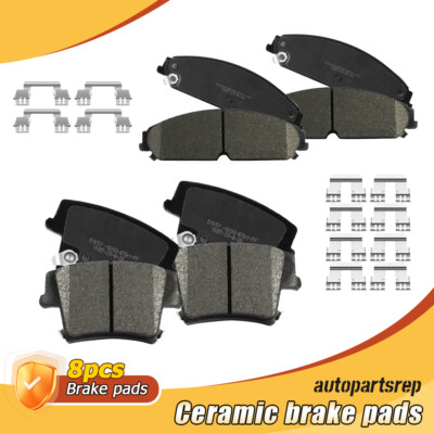 For Dodge Charger Challenger Magnum Chrysler 300, Front Rear Ceramic Brake Pads
