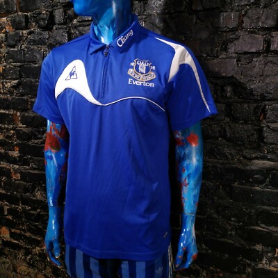 le coq sportifエバートン Everton Training Jersey Football Shirt Le Coq Sportif Polyester