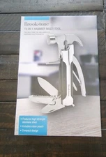 Brookstone 10-in-1 Hammer Multi-Tool Stainless Steel - Brand New