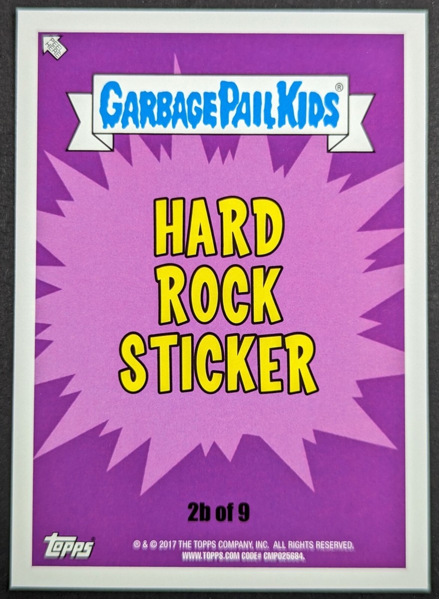 Demolished Dharma Blue Cult 2017 Garbage Pail Kids Rock Band Topps