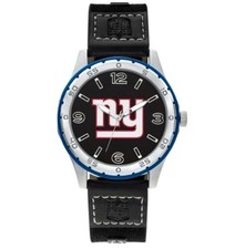 Mens New York Giants NYG NFL Football Team Player Series Sparo Black Wrist Watch