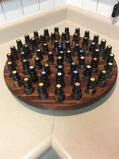Essential oils storage, display lazy suzan/ carousel. 
