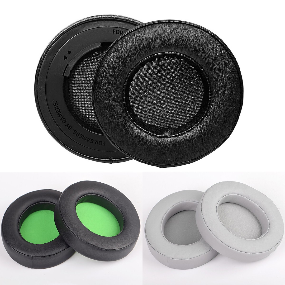 Replacement Ear Pads Earpads Cushion Cover for Razer Kraken Pro V2  Headphones