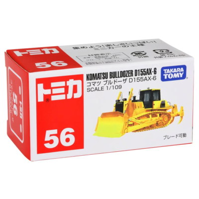 TAKARA TOMY TOMICA #56 KOMATSU BULLDOZER D155AX-6 1/109 SCALE NEW