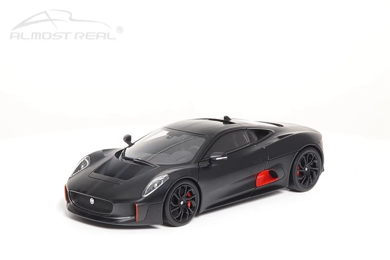 Almost Real 1:18 AR Jaguar C-X75 2015 Metal Diecast Car Model Collection Black - Image 2 of 4