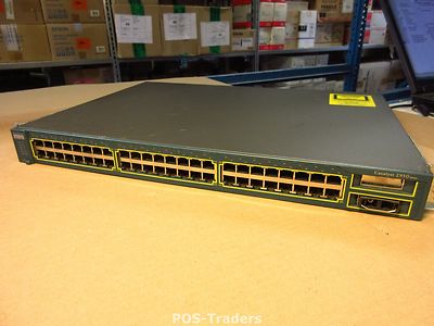 CISCO WS-C2950G-48-EI 50X 10/100Mbps + 1000 switch INCL 1X SERIAL OPTICAL CONVER