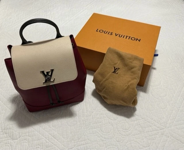 Authentic Louis Vuitton Lockme Backpack Black