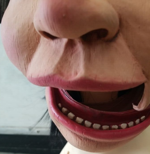 You Big Dummy Ventrílocuo Muñeca Máscara Arnés Boca Móvil Leñosa *SIN ETIQUETAS* - Imagen 5 de 8