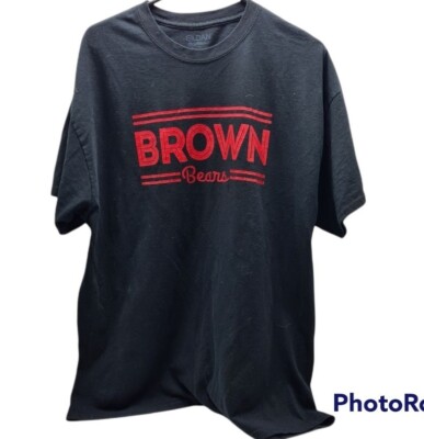 Brown University Bears Gildan Red Letters  XL extra large Rhode island RI   