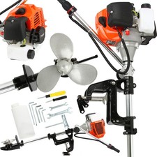 Motore Fuoribordo 2-Takt 5PS 49cc Motore-Barca Schlauchboot Benzina