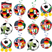 Fußball Hängedeko Set für WM 2026 Dekorati...