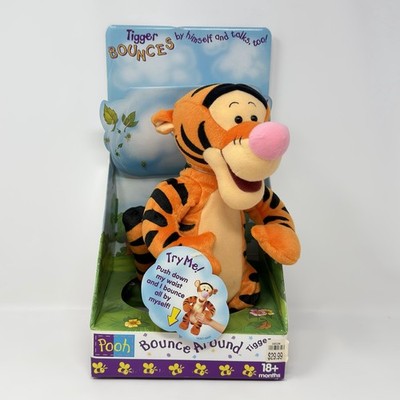 Vintage Winnie The Pooh Bounce Around Tigger Tiger 12'' Toy Mattel 1998