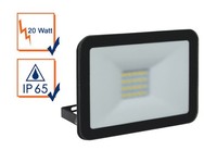 Strahler Schwarz Baustrahler 20W Led 5000K Scheinwerfer Arbeitsleuchte Flutlicht