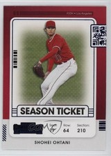 2021 Panini Contenders Season Ticket Green Shohei Ohtani #100 08nc
