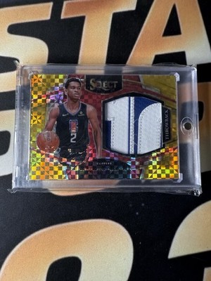 2021 Select Shai Gilgeous Alexander Throwback Gold Prizm Jersey