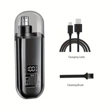 USB Rechargeable Nose Ear Hair Trimmer for Men Portable Clipper Original brush